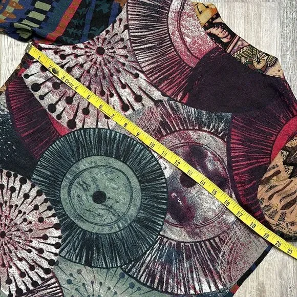 Vintage Sacred Threads, size small, tie neck, pockets, like new! WA-1583 - Picture 7 of 8